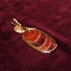 14K Gold-fill  Brazilian Agate