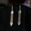 14K Gold-fill & Silver Bar Earrings