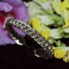 12 Strand Silver Bracelet - Twisted Wire