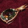 14K Gold-fill  Green Amethyst